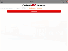 Tablet Screenshot of faribaultace.com